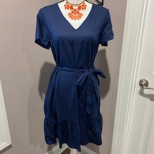 Draper James Navy Blue Dress